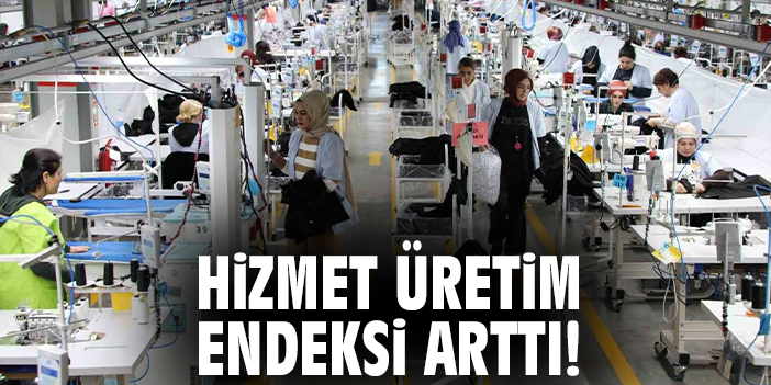 Hizmet Üretim Endeksi Temmuz’da Yüzde 2,5 Arttı!