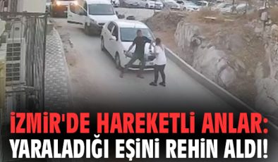 Bayraklı’da Dehşet Anları: Koca Eşini Rehin Aldı!