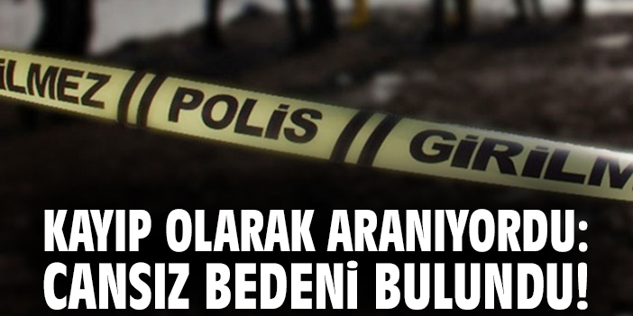 Cankurtaranlar, kaybolan yaşlı adamı buldu!