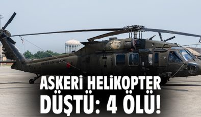 Black Hawk Helikopteri Düştü: 4 Asker Hayatını Kaybetti