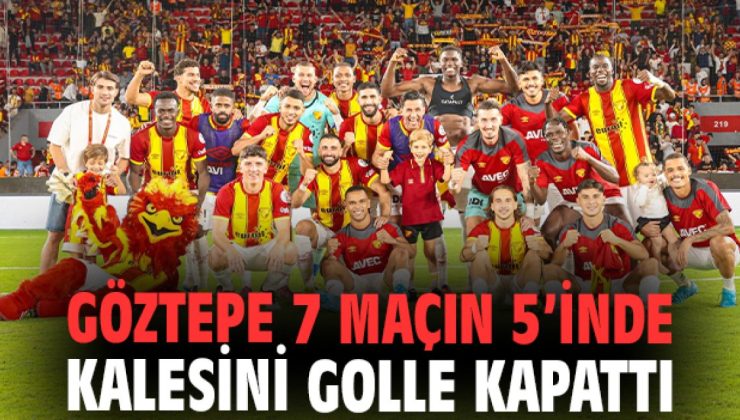 Göztepe Yenilgisiz, Savunma Zirvesinde!