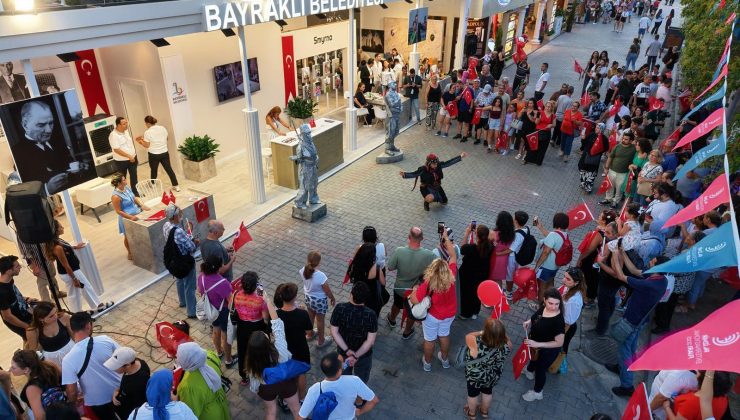 Bayraklı Belediyesinden İzmir Fuarı’na muhteşem final