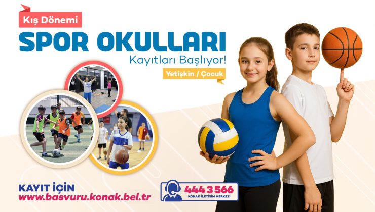 Konak Belediyesi Spor Okulları’nda yeni dönem kayıtları başladı