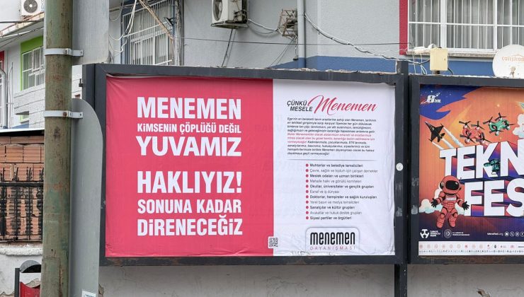 Menemen, çöp tehdidine karşı tek yürek!