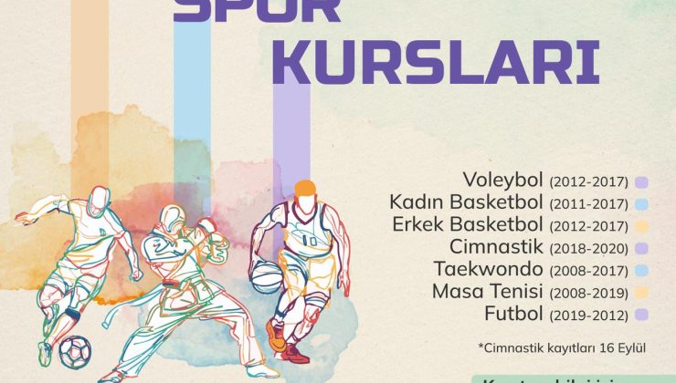 Bornova’da Kış Spor Kursları Başlıyor