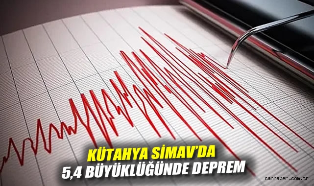 Simav’da 5.4 Büyüklüğünde Deprem Meydana Geldi!