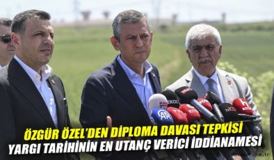 Özgür Özel: İmamoğlu’nun Dava İddianamesi Utanç!