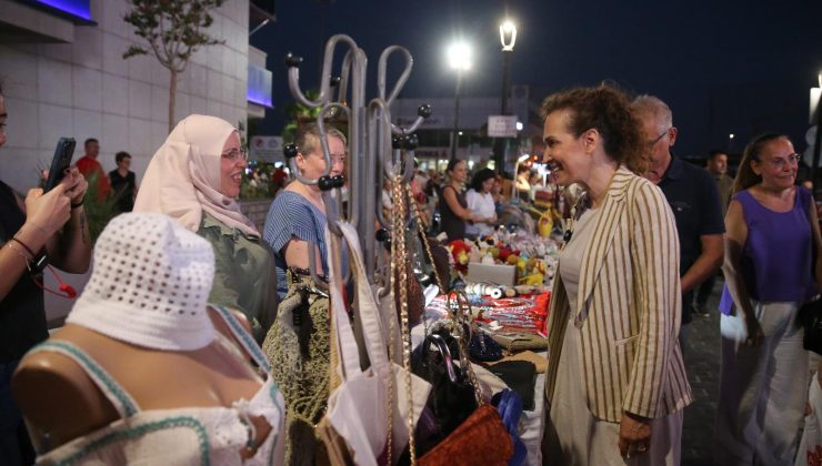 “El Emeği Gece Pazarı” kadınlara kazanç kapısı oldu