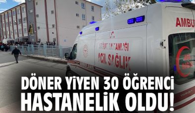 Okulda Yemek Zehirlenmesi: 30 Öğrenci Hastaneye!