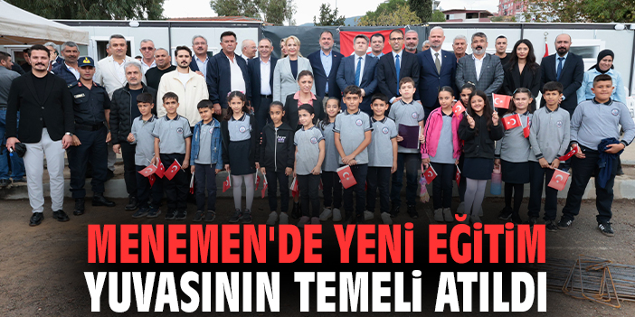 Menemen’e Yeni Okul: Eğitimde Gelecek Adımı