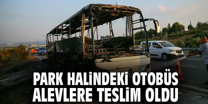Çukurova’da Otobüs Yangını Paniğe Neden Oldu!