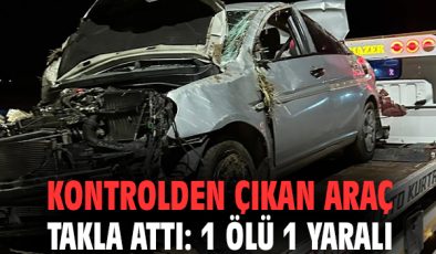 Kınık’ta Feci Kaza: Bir Ölü, İki Yaralı