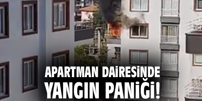 Mezitli’de Apartmanda Yangın: Olayı İtfaiye Söndürdü