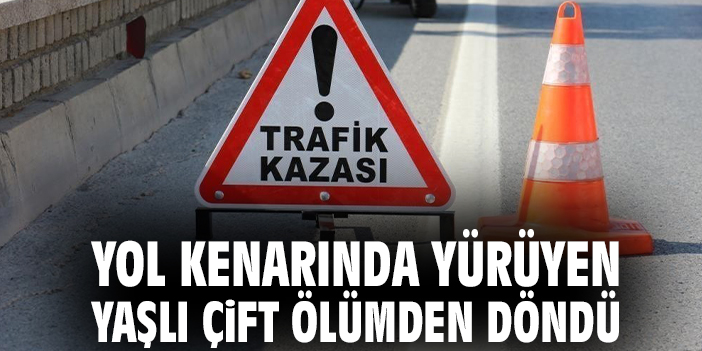 Kaza Anı: Motosiklet Savrulup Yaşlı Çifte Düştü!