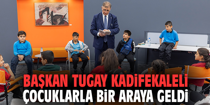 Başkan Tugay’dan Öğrencilere Kitap Sevgisi