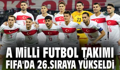 A Milli Takım FIFA Sıralamasında Yükseldi!