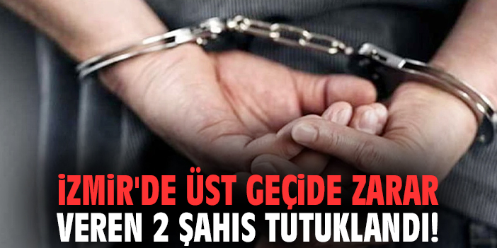 Üst Geçitte Vandalizme 5 Gözaltı!