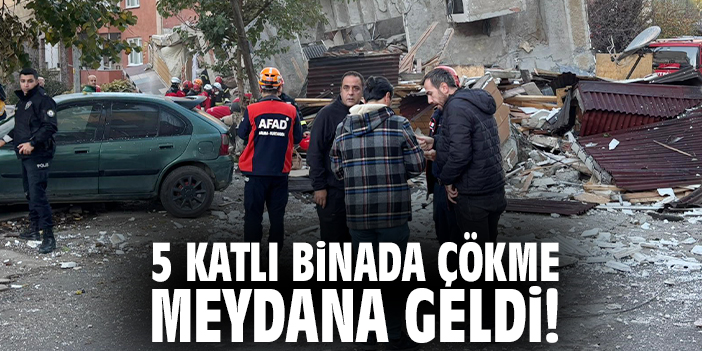 Gebze’de 5 Katlı Bina Çöktü: 5 Kişi Enkazda