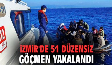 İzmir Açıklarında 135 Düzensiz Göçmen Kurtarıldı