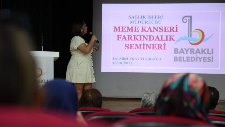 Bayraklı’da Meme kanseri farkındalık semineri