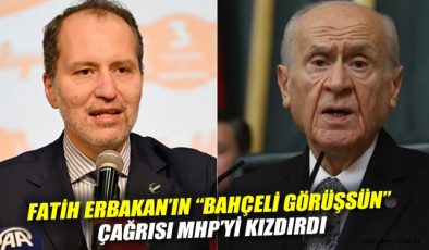 MHP’den Fatih Erbakan’a Sert Tepki Geldi!