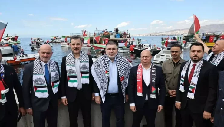 İzmir’den Gazze’ye Umut Taşıyan Filoya Destek