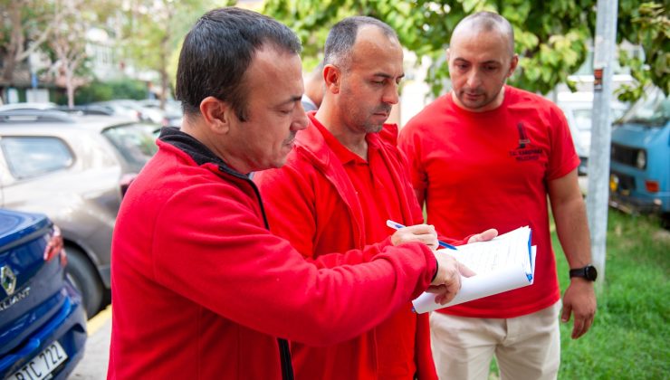 Karşıyaka’daki afet toplanma alanları tek tek denetleniyor