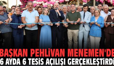 Menemen Belediyesi’nden Açılış Yağmuru Devam Ediyor!