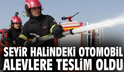 Emek Kavşağı’nda Araç Yangını: Maddi Hasar Var!