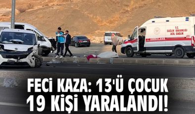 Şırnak’ta Minibüs ve Araç Çarpıştı: 19 Yaralı!