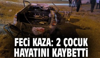 Kaza Gerçekten Yürekleri Dağladı: İki Çocuk Hayatını Kaybetti!