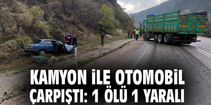 Mudurnu’da Kamyon Oto Çarpıştı: 1 Ölü, 1 Yaralı