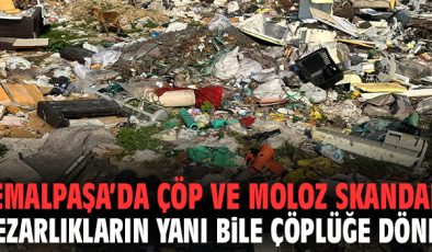 Kemalpaşa’da Çöp Krizi: Mezarlıklar Dahi Etkilendi!