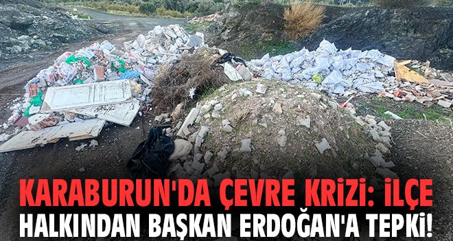 Karaburun’da Çevre Kirliliği Tepkileri Patladı!