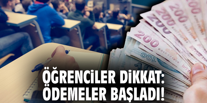 Öğrencilere Burs ve Kredi Ödemeleri Başlıyor!