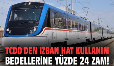 İZBAN’a Yüzde 24 Zam! Yeni Tarifeler Geldi