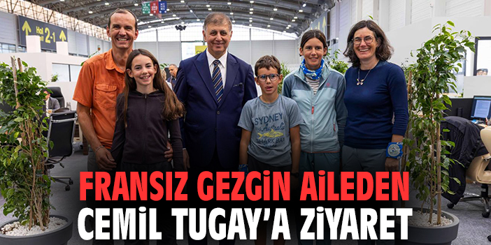 Bisikletli Dünya Gezginleri İzmir’de Başkanla Buluştu!