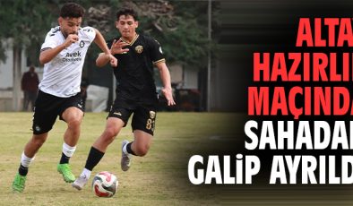 Altay, Bornova’yı 4-2 ile geçti! Gençler parladı!