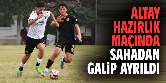 Altay, Bornova’yı 4-2 ile geçti! Gençler parladı!