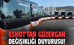 İZSU Çalışmaları İçin ESHOT Güzergah Değişikliği