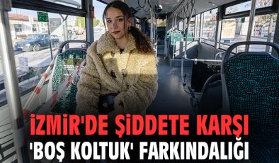 İzmir’de Kadına Şiddet İçin Boş Koltuklar!