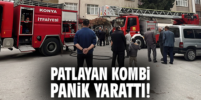 Kombi Patladı, Yangın Korkuttu: 1 Yaralı