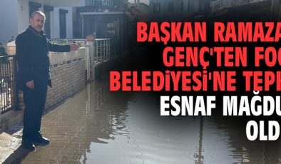 Foça’da Sağanak Felaketi: Esnaf Mağdur Oldu!