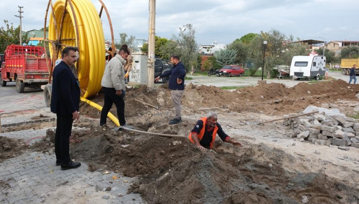 Dikili’de Doğal Gaz 4. Etap Çalışmaları Başladı