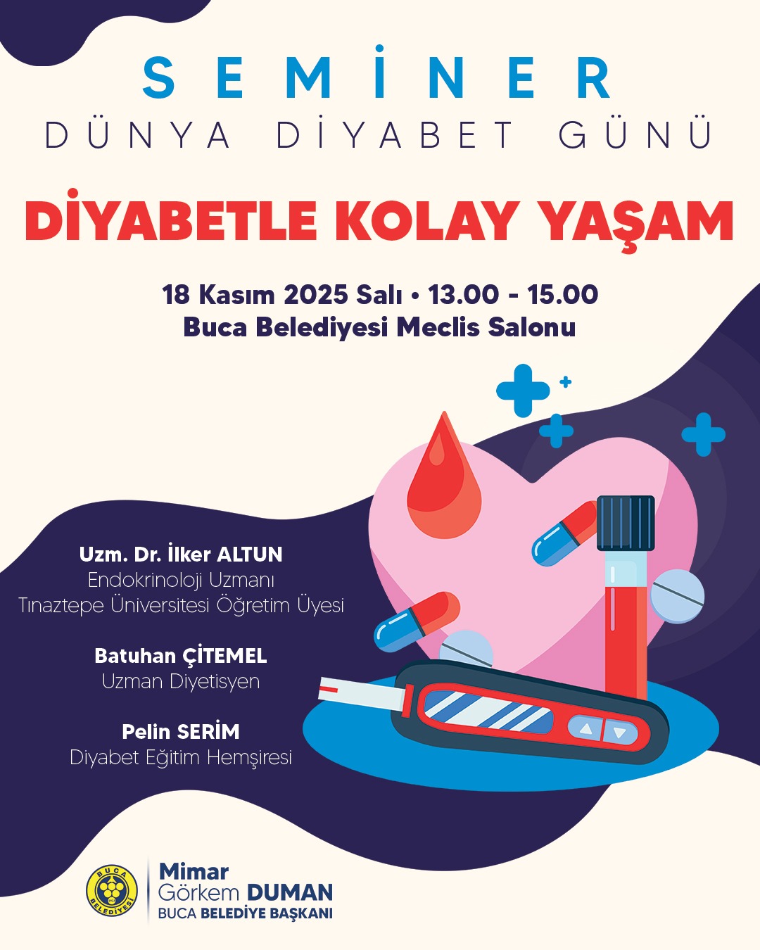 Buca Belediyesi’nden diyabet semineri