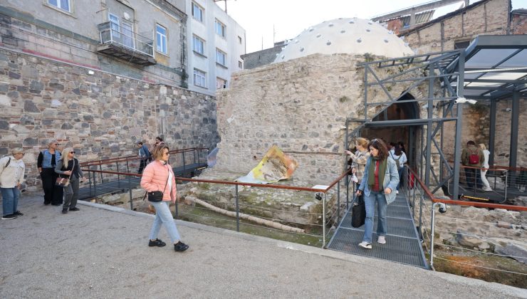 Sanat ve tarihi buluşturan Kıllıoğlu Hamamı’na yoğun ilgi