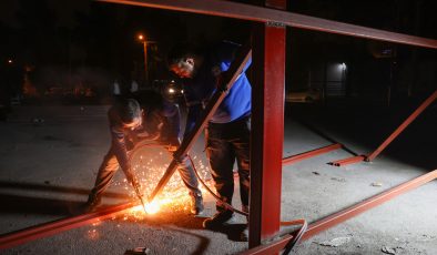 Buca Belediyesi’nden Hazine Arazisinde Kaçak Yapıya Gece Operasyonu