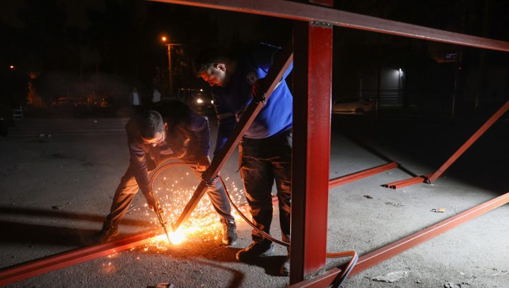 Buca Belediyesi’nden Hazine Arazisinde Kaçak Yapıya Gece Operasyonu