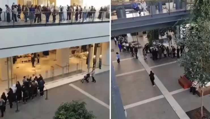 İndirimli Cuma’da AVM’lerde Uzun Kuyruklar!