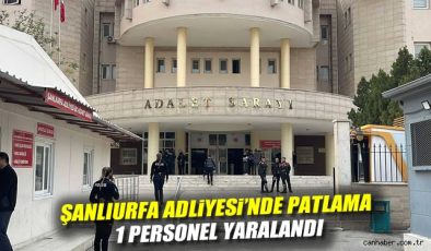 Şanlıurfa Adliyesi’nde Patlama ve Yangın Paniği!